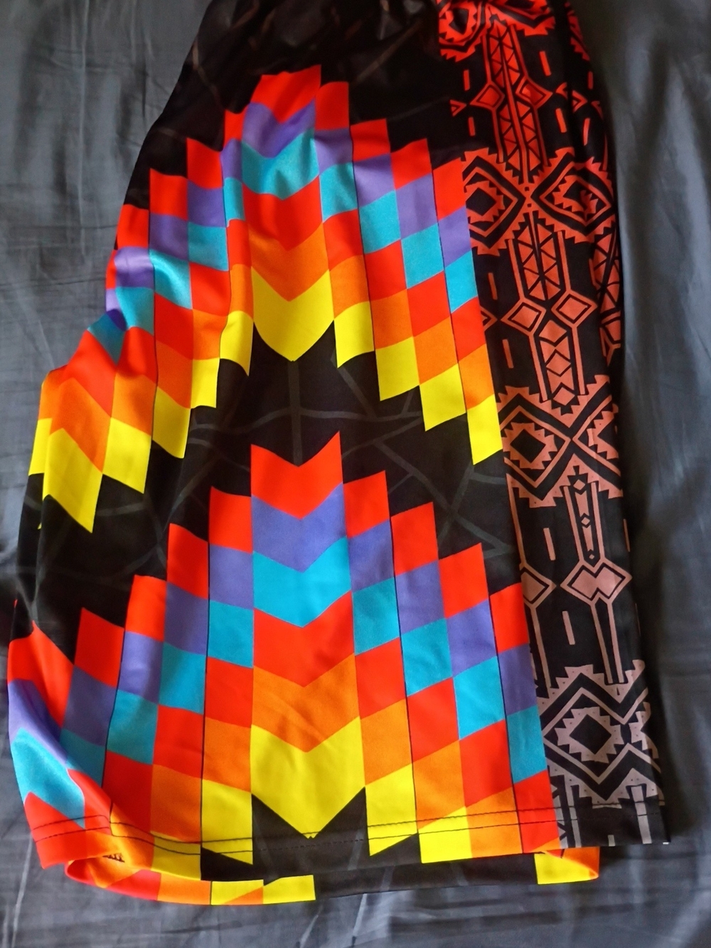 Nexx Coral and Light Blue 3XL Inner Label Detail